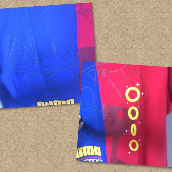 Men’s Puma Sonic The Hedgehog colorblock T-shirt - Picture 7 of 8